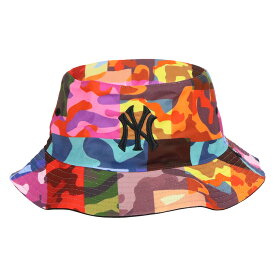 47 バケットハット 迷彩 カラフル ハット メンズ レディース ニューヨーク・ヤンキース 帽子 ブランド ロゴ MLB メジャーリーグ バケハ フォーティーセブン