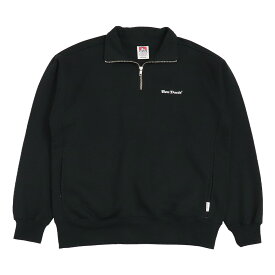 【冬物セール開催中】BEN DAVIS ハーフジップ スウェット メンズ ベンデイビス プルオーバー クォータージップ トレーナー 11.5oz ヘビーウェイト 裏起毛 ブランド ロゴ チャック ファスナー