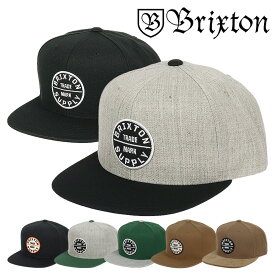 BRIXTON ブリクストン キャップ メンズ OATH 3 SNAPBACK CAP MENS 帽子 スナップバック スケーター スケートブランド