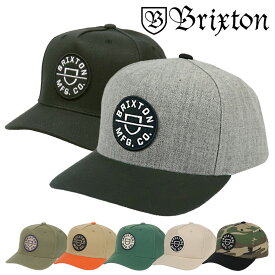 BRIXTON ブリクストン キャップ メンズ CREST C MP SNBK CAP 帽子 スナップバック スケーター スケートブランド
