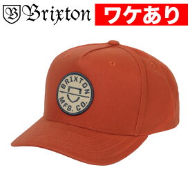 【ワケありアウトレット】BRIXTON ブリクストン キャップ メンズ レディース 帽子 スナップバック スケートブランド ユニセックス