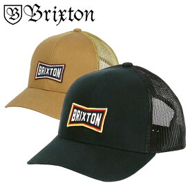 BRIXTON ブリクストン メッシュキャップ メンズ レディース ロゴ ワッペン 帽子 6パネル スナップバック ユニセックス サーフ クロスオーバー