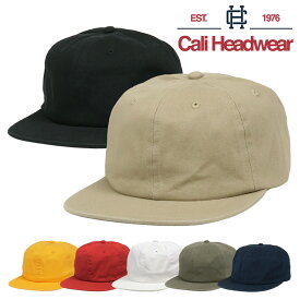 Cali Headwear カリヘッドウェア キャップ メンズ 無地 MID CROWN WASHED COTTON TWILL 6パネル 帽子 ストリート レディース ユニセックス