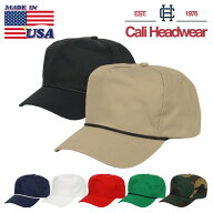 Cali Headwear カリヘッドウェア キャップ メンズ トランプ大統領 芯なし アメリカ製 ベースボールキャッ…