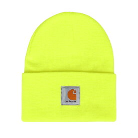 カーハート ニット帽 ニットキャップ メンズ・レディース 帽子 ビーニー Carhartt ブラック カーハートブラウン オシャレ ブランド アメカジ 男女兼用 秋冬 ファッション 誕生日プレゼント 彼氏 彼女 蛍光色