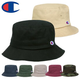 Champion チャンピオン バケットハット メンズ レディース ハット ロゴ ワンポイント 帽子 手洗い可 ユニセックス バケハ レジャー アウトドア