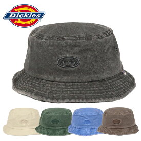 ディッキーズ バケットハット Dickies ハット ピグメントダイ ロゴ メンズ レディース 帽子 男女兼用 バケハ ウォッシュ ユーズド加工 おしゃれ かわいい 春 夏
