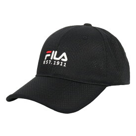 フィラ ライトメッシュキャップ メンズ レディース 帽子 FILA ブランド ロゴ 吸湿速乾 洗濯機洗い可能 スポーツ 男女兼用 ゴルフ テニス ツバ長 韓国 運動