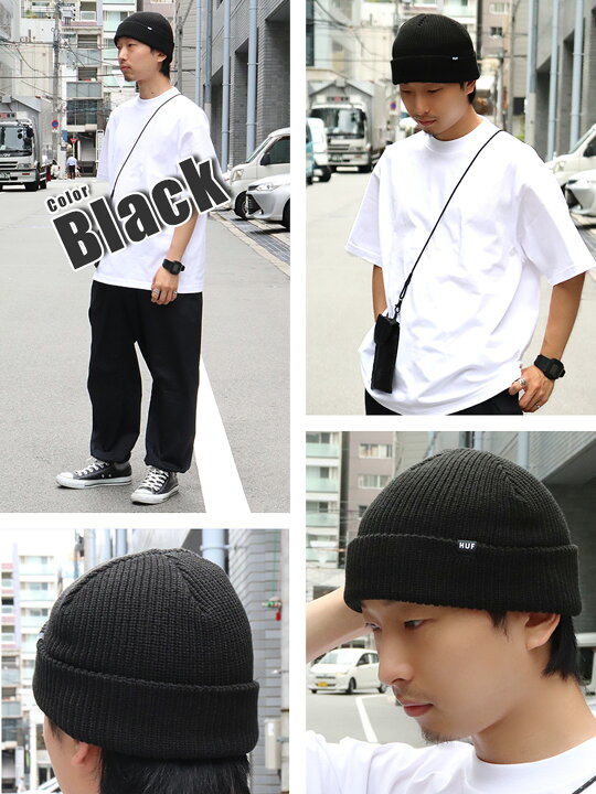 楽天市場】HUF ハフ ニット帽 ニットキャップ ビーニー USUAL BEANIE 