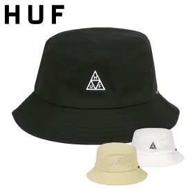 HUF ハフ バケットハット トリプルトライアングル ワンポイント メンズ レディース ブランド ストリート スケーター オシャレ エッセンシャル シンプル