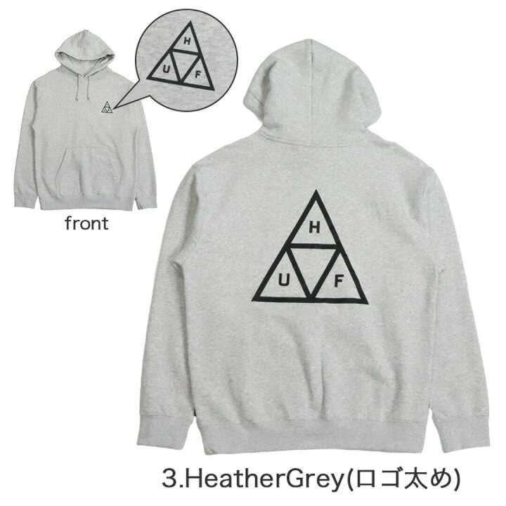 楽天市場】HUF ハフ パーカー フーディー メンズ ESSENTIALS TT P/O 