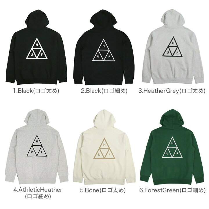 楽天市場】HUF ハフ パーカー フーディー メンズ ESSENTIALS TT P/O 