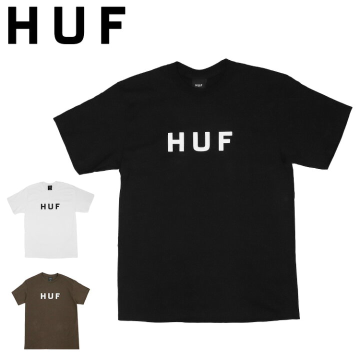 HUF ハフ Tシャツ ESSENTIALS OG LOGO S S TEE メンズ ファッション トップス 春 夏 ストリート ブランド 99HeadwearShop