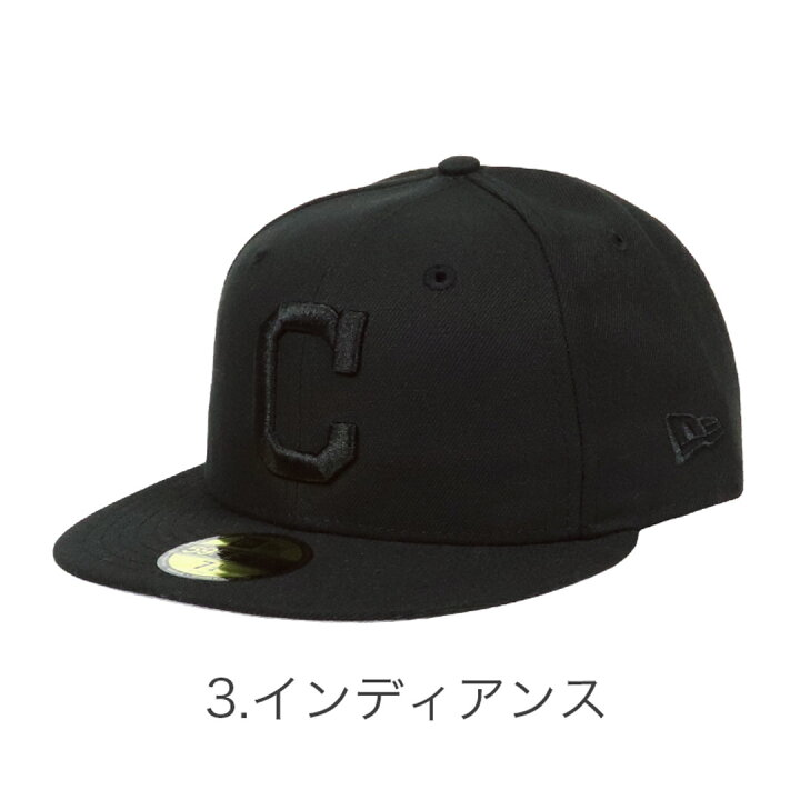 楽天市場】NewEra ニューエラ キャップ メンズ オールブラック 59FIFTY 