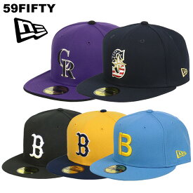 ニューエラ キャップ 59FIFTY MLB レッドソックス ロッキーズ マリナーズ メンズ NEW ERA ベースボールキャップ 帽子 ブランド ロゴ 野球帽 ストリート メジャーリーグ