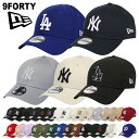 NewEra ニューエラ キャップ ニューヨーク・ヤンキース ドジャース 9FORTY メンズ レディース 帽子 NY LA ロゴ ベースボールキャップ 野球帽 メジャーリーグ