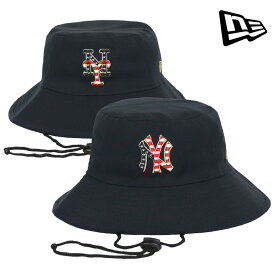 【SALE！】ニューエラ ハット メンズ レディース NEW ERA アドベンチャーハット サファリハット LA ドジャース NY ヤンキース メッツ ブランド MLB ロゴ 帽子