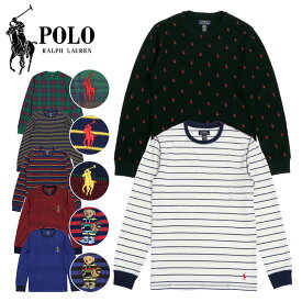 ポロ・ラルフローレン ロンT サーマル メンズ Polo Ralph Lauren 長袖Tシャツ ブランド ロゴ ワンポイント ロングスリーブ トップス 丸首