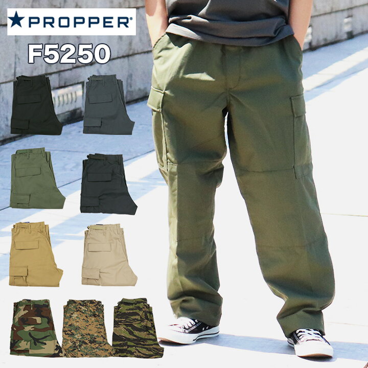 楽天市場】PROPPER プロッパー カーゴパンツ メンズ リップストップ 軍 