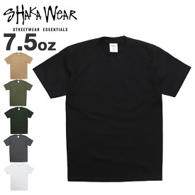 Shaka Wear Tシャツ ヘビーウェイト シャカウェア 無地 7.5オンス メンズ 厚手 半袖Tシャツ 大きいサイズ ビッグサイズ オシャレ ストリート ファッション トップス 父の日 ギフト プレゼント