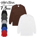 【SALE開催中！】Shaka Wear ロンT シャカウェア ヘビーウェイト 厚手 7.5オンス 無地 メンズ 長袖Tシャツ ロングTシャツ 大きいサイズ ビッグサイズ オシャレ 厚手 ストリート ファッション トップス