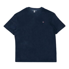トミーヒルフィガー Tシャツ メンズ TOMMY HILFIGER パイル生地 ブランド フラッグ ロゴ ワンポイント 半袖 トップス スリープウェア タオル地