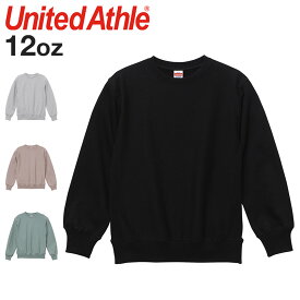 ユナイテッドアスレ スウェット ヘビーウェイト クルーネック メンズ United Athle 12オンス 無地 トレーナー ビッグシルエット トップス 厚手 裏起毛