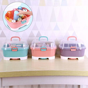 出産祝い 哺乳瓶キャリー ほこり防止 哺乳瓶ホルダー 哺乳瓶保管ケース 哺乳瓶 立て 防カビ 水切り 蓋付き かわいい 哺乳瓶ボックス 取っ手付き 清潔 大容量 赤ちゃん 哺乳瓶ケース 乾燥ラ