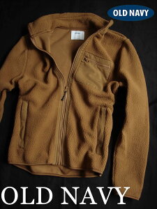 �y���������z�I�[���h�l�C�r�[ OLD NAVY�y���K�i�z�y�����Y�zCozy Sherpa Mock-Neck Flurry Zip Jacket ���������W���P�b�g/Camel�y�����y�Ή��z