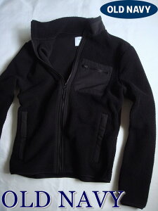 �y���������z�I�[���h�l�C�r�[ OLD NAVY�y���K�i�z�y�����Y�zCozy Sherpa Mock-Neck Flurry Zip Jacket ���������W���P�b�g/Black�y�����y�Ή��z