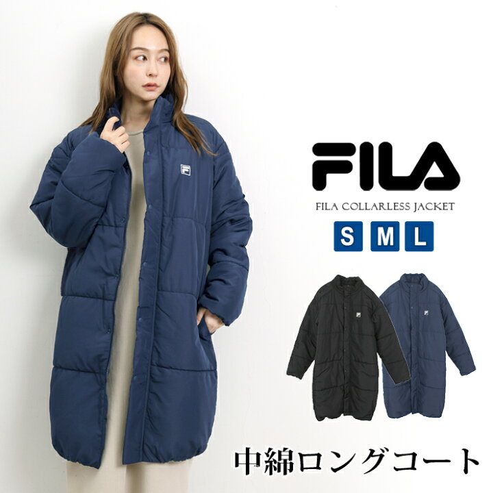 楽天市場】送料無料 FILA フィラ コート ロング 中綿 あったか 