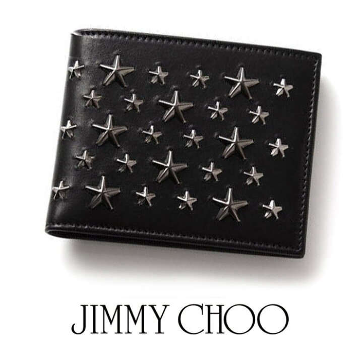 楽天市場】送料無料 JIMMY CHOO (ジミー・チュー)二つ折り財布 MARKBLS  