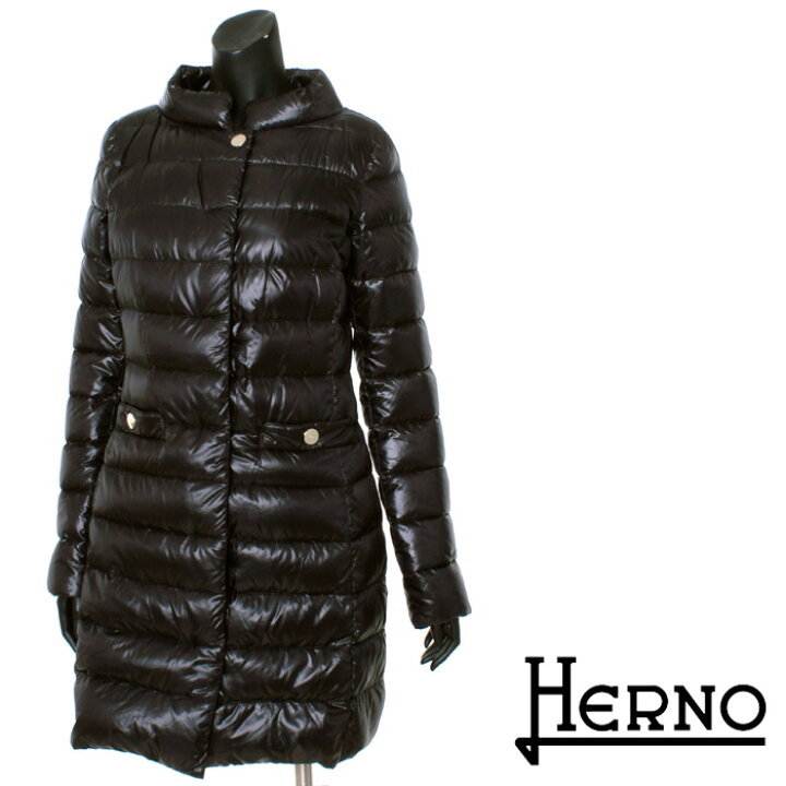 楽天市場】送料無料 HERNO ヘルノ ダウンジャケット 定番ロング丈 