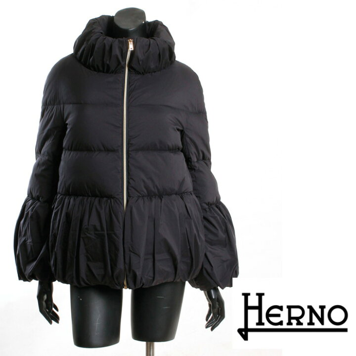 楽天市場】送料無料 HERNO ヘルノ フリルダウンジャケット 定番 