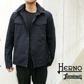 送料無料 HERNO ヘルノ 2way LAMINAR メンズジャケット 大人のお洒落アウター デザイン性も機能性も優れたウェア GI020UL 11101 [4117]