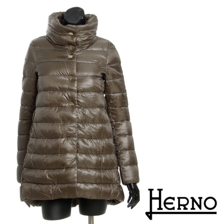 楽天市場】送料無料 HERNO ヘルノ ミドル丈ダウンコート スタンド 