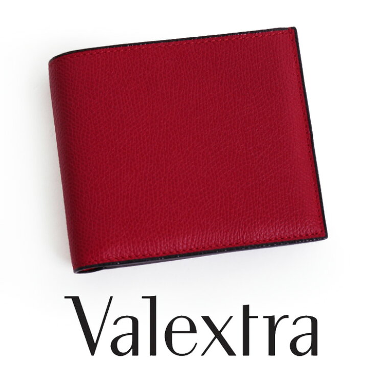 楽天市場】送料無料 Valextra ヴァレクストラ 二つ折り 財布 ブランド 