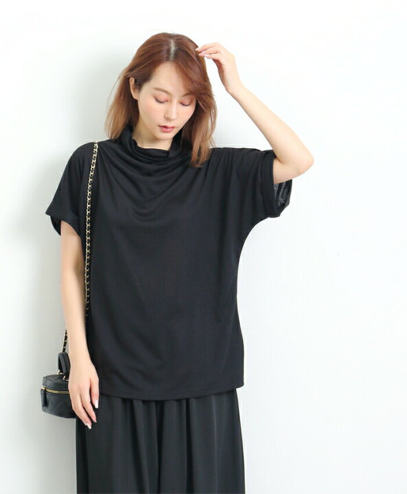 楽天市場】マラソンセール○ドルマンボトルネックTシャツ○Tシャツ  
