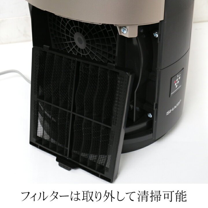 楽天市場】送料無料 シャープ スリムイオンファン ホット＆クール PF  