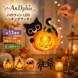 ハロウィン ランタン ハロウィン ライト ハロウィン LEDランタン ハロウィン 手作りキット ハロウィン 飾り DIY 工作キット LEDライト付き 提灯 吊り下げランタン 投影ライト 光る かぼちゃ パンプキン 魔女 コウモリ 蜘蛛 おばけ ハロウィン装飾 子供 キッズ 工作 手作り