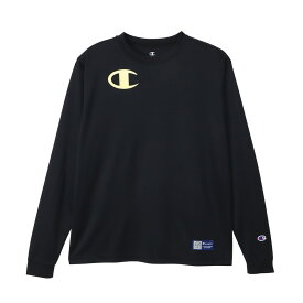 チャンピオン ロングスリーブTシャツ バレーボール ブラックXゴールド Champion C3-YV410-981