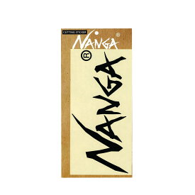 ナンガ カッティングステッカー ｜S ｜BLACK｜ NANGA CUTTING STICKER NA2254-3G516-BLK