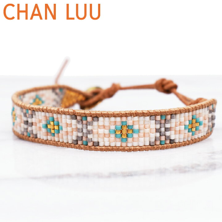 楽天市場】CHAN LUU チャン ルー サーモンミックスビーズブレスレット 