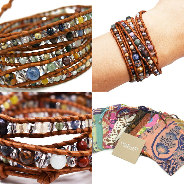 楽天市場】CHAN LUU チャン ルー 5ラップブレス ブレスレット 5連  