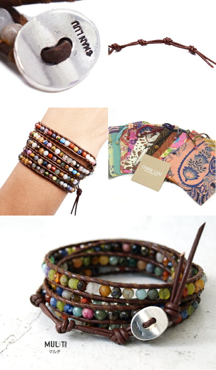 楽天市場】CHAN LUU チャンルー Wrap Bracelet ラップ ブレスレット 