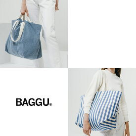 BAGGU バグゥ 2WAYトートバッグ WEEKEND BAG 全2デザイン ショッピングバッグ　ウイークエンドバッグ