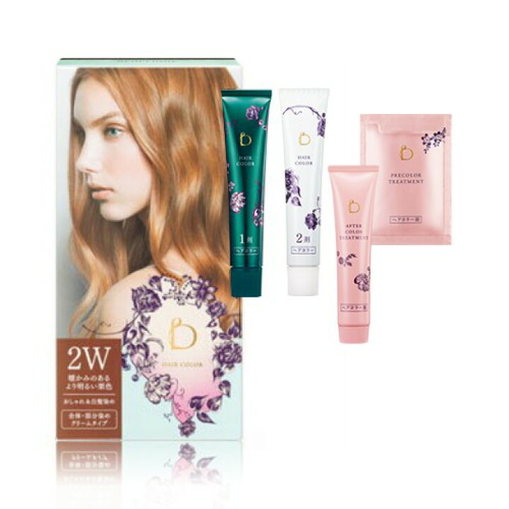 楽天市場 Benefique ベネフィーク ヘアカラー 2w 暖かみのあるより明るい栗色 医薬部外品 おしゃれ 白髪染め 全体 部分染め クリームタイプ 資生堂 アクアベース