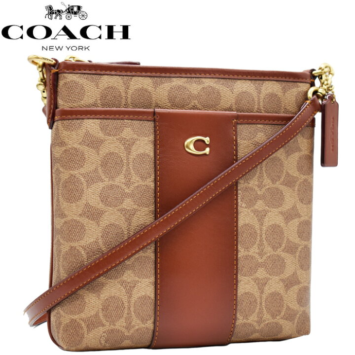 楽天市場】COACH コーチ レザー ショルダーバッグ ポシェット  