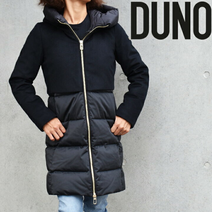 楽天市場】DUNO デュノ レディース ダウンコート BALLON X NERO 