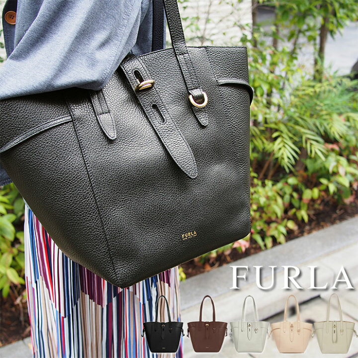 FURLA フルラ トートバッグ 全5色 NET M TOTE BZT0FUA フルラ バッグ フルラ ネット レザー ホーボーバッグ  アクアベース